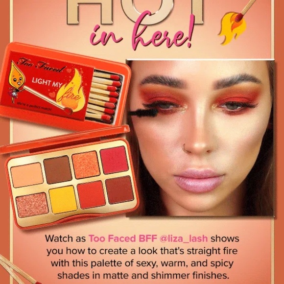 Too Faced Light My Fire Eyeshadow Palette BNIB - Picture 16 of 16